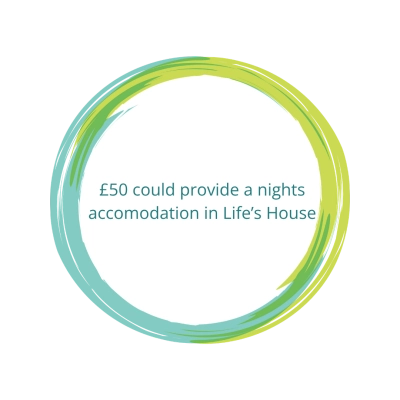 £50 could provide a nights accomodation